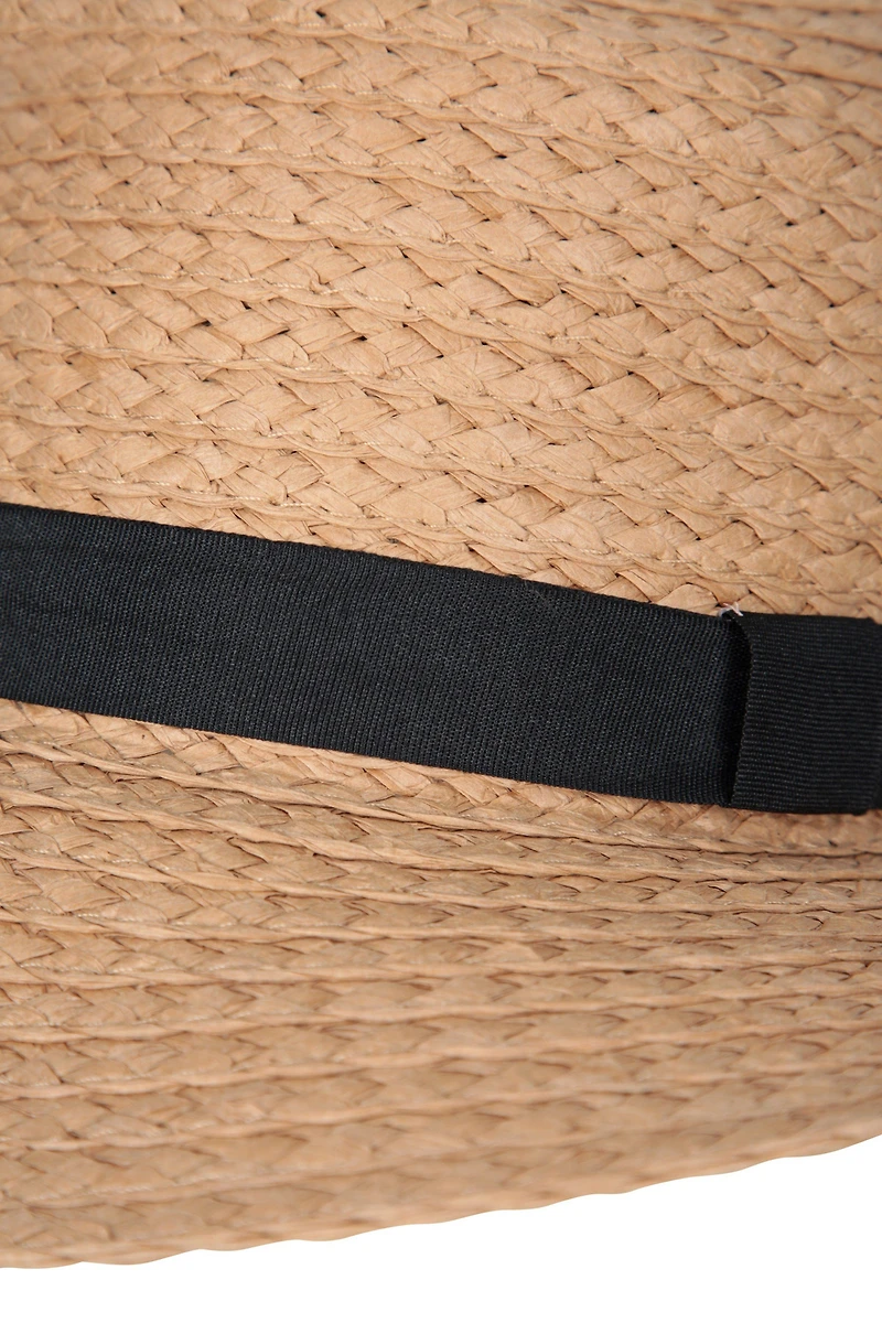 Womens Straw Brim Hat