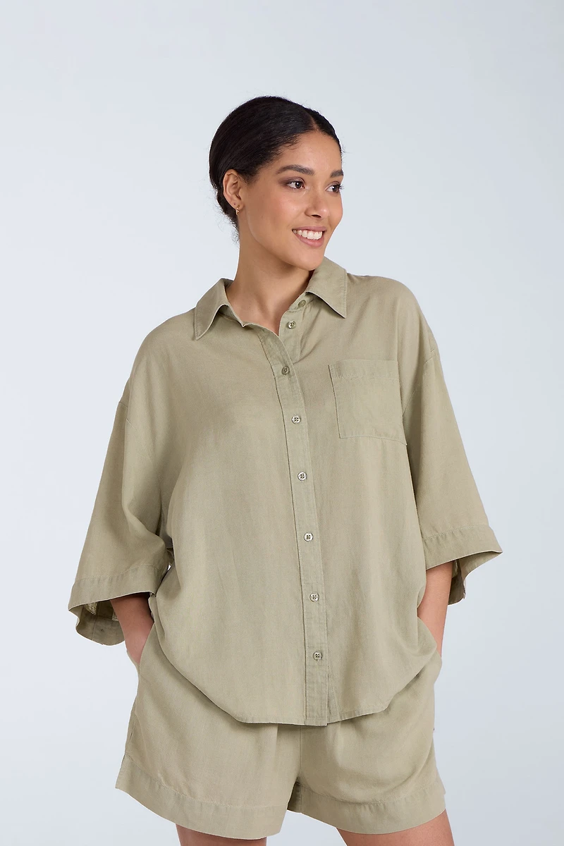 Nova Womens Linen Shirt