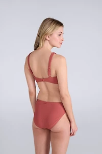 Florence Womens Ribbed Bikini Top