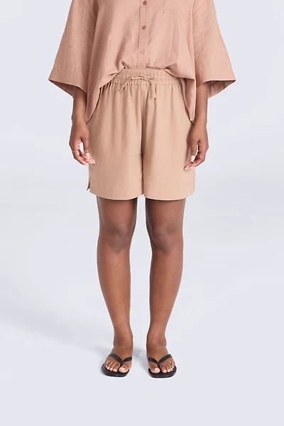 Nova Womens Linen Shorts