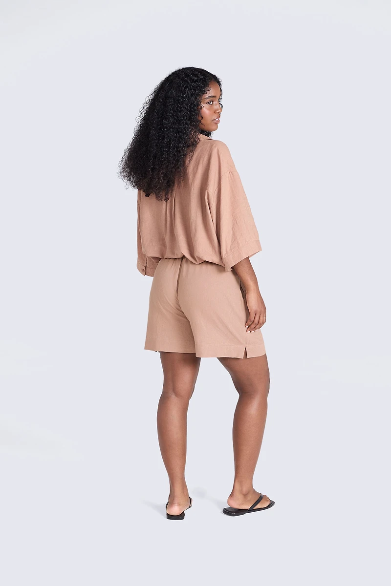 Nova Womens Linen Shorts