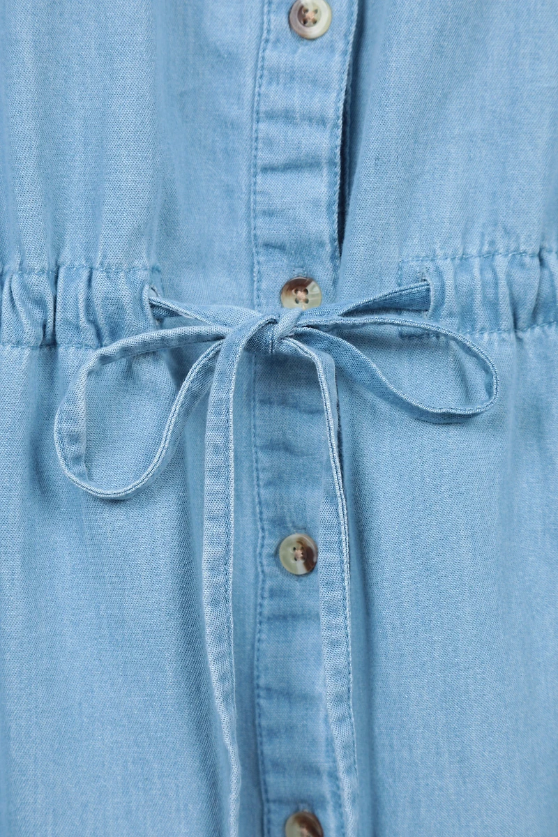 Ronda Womens Chambray Dress