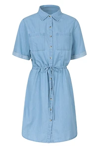Ronda Womens Chambray Dress