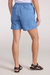 Astra Womens Chambray Shorts
