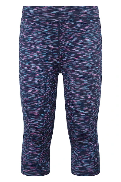 Kayleigh Space Dye Kids Cropped Leggings