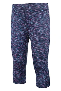 Kayleigh Space Dye Kids Cropped Leggings