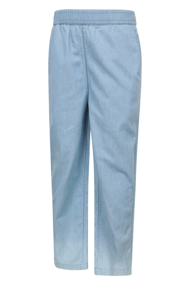 Heather Kids Chambray Trousers