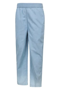 Heather Kids Chambray Trousers