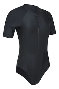 Surfer Short Sleeve Womens Swimsuit