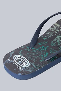 Oceana Mens Printed Flip Flops