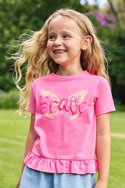 Brave Butterfly Kids Tee