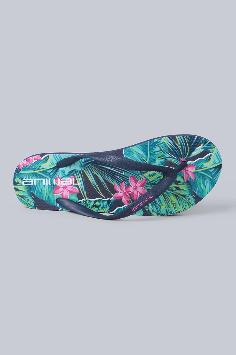 Oceana Womens Printed Flip Flops
