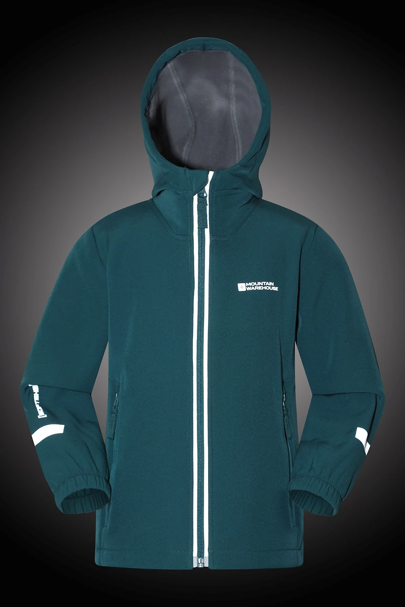 Huxley Kids Water Resistant Reflective Softshell