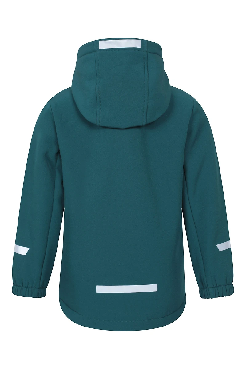 Huxley Kids Water Resistant Reflective Softshell