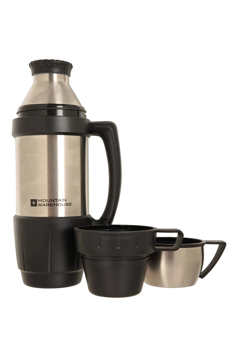 1L Flask and 2 Cup Set