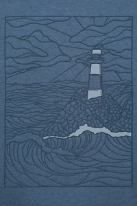 Printed Lighthouse Womens Hoodie