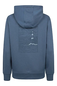 Printed Lighthouse Womens Hoodie