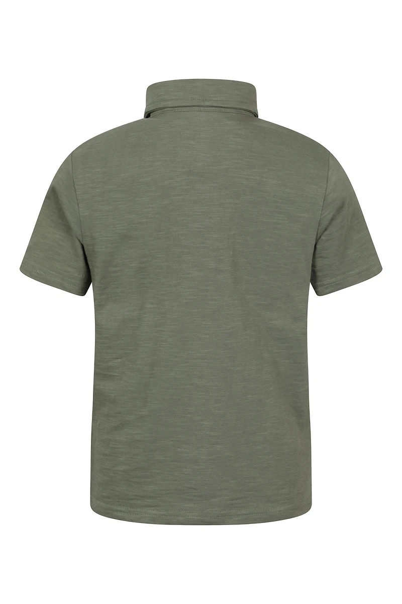 Slub Kids Polo Shirt