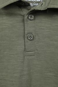 Slub Kids Polo Shirt