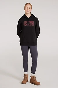Printed Womens Ombre Mountain Hoodie