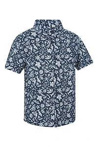 Printed Kids Woven Short Sleeve Shirt