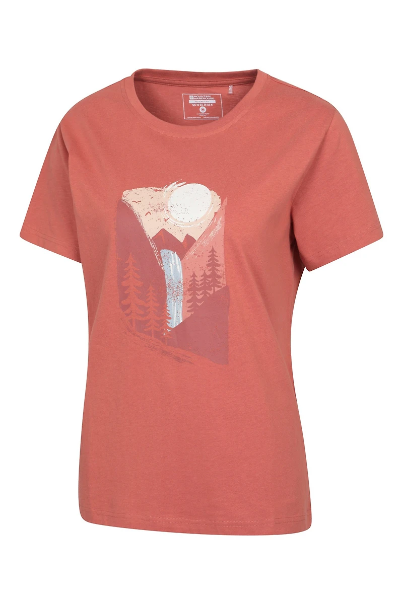 Waterfall Womens Relaxed Fit T-Shirt