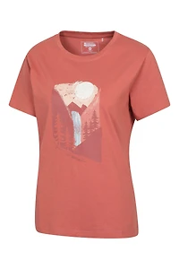 Waterfall Womens Relaxed Fit T-Shirt