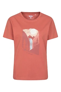 Waterfall Womens Relaxed Fit T-Shirt