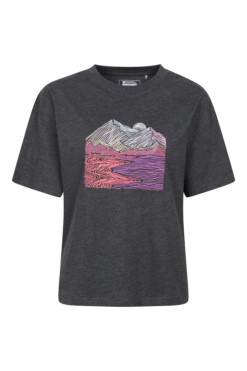 Landscape Womens Boxy Fit T-Shirt