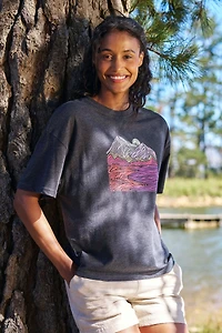 Landscape Womens Boxy Fit T-Shirt