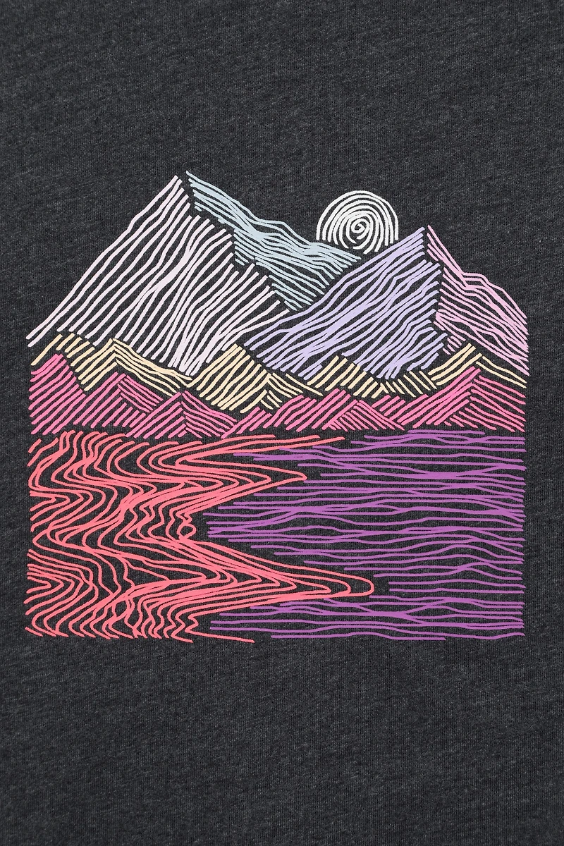 Landscape Womens Boxy Fit T-Shirt