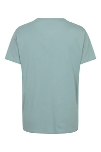 Printed Womens Mountain Relaxed Fit T-Shirt