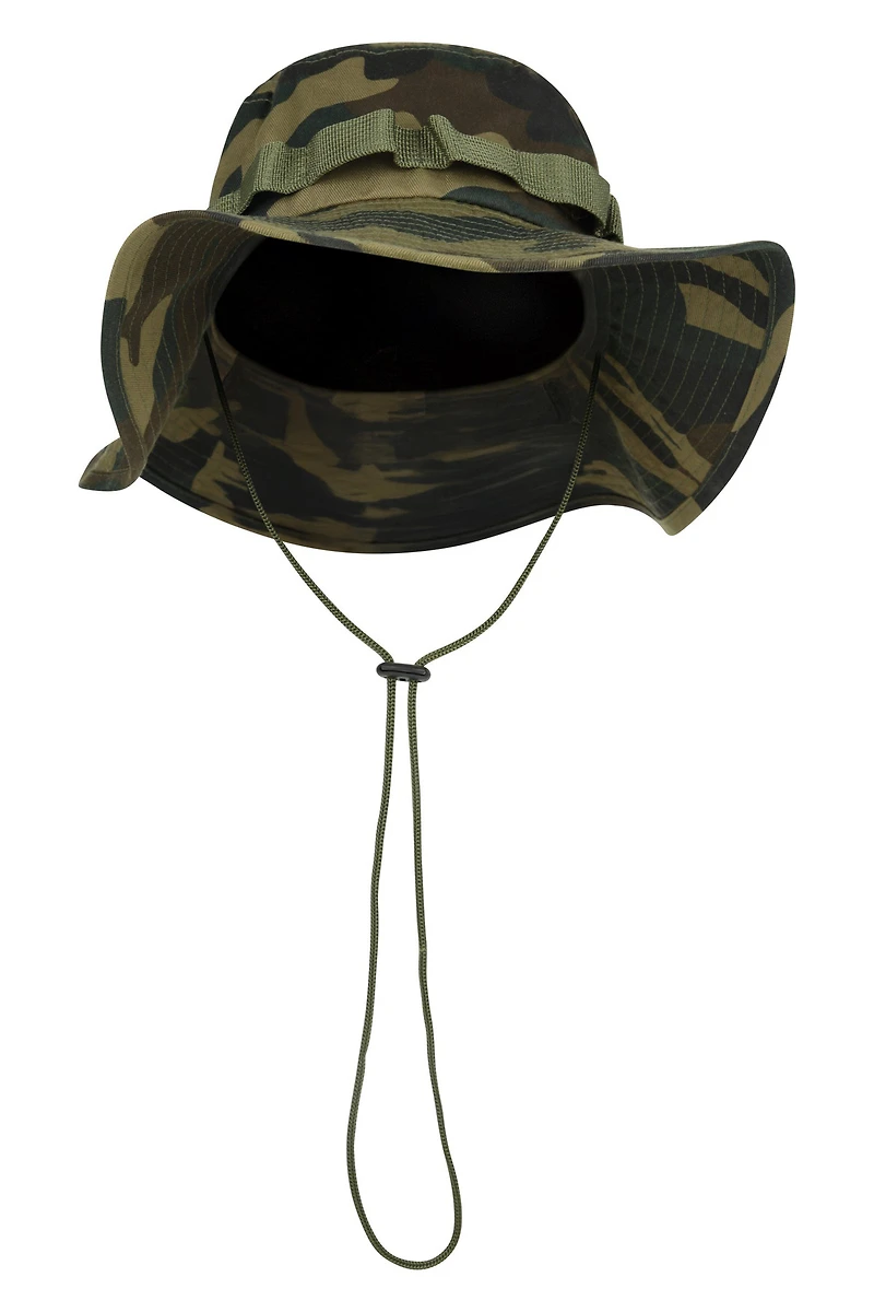 Camouflage Mens Clip-Up Ventilated Brim Hat