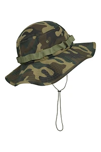 Camouflage Mens Clip-Up Ventilated Brim Hat