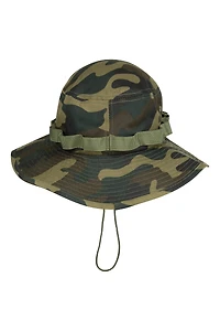 Camouflage Mens Clip-Up Ventilated Brim Hat