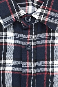 Trace Mens Flannel Short Sleeve Shirt