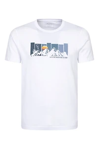 Gradient Mountain Men's Graphic T-Shirt
