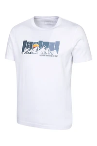 Gradient Mountain Men's Graphic T-Shirt