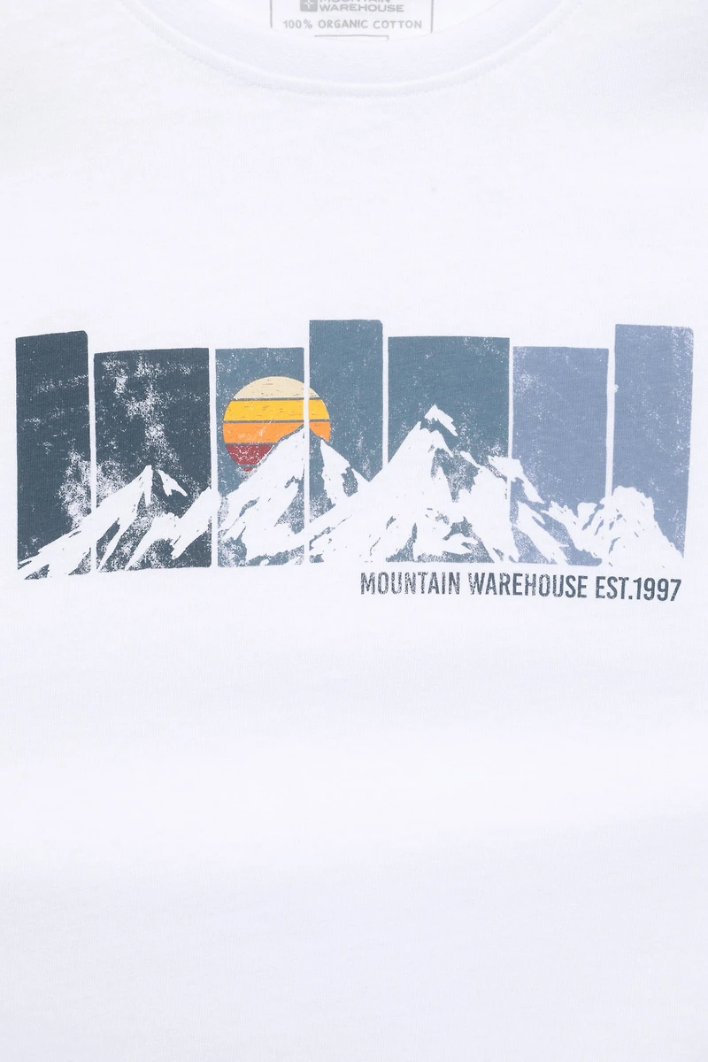 Gradient Mountain Men's Graphic T-Shirt