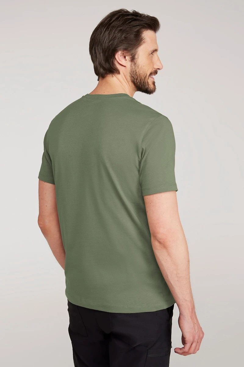 Mountain Stripe Men's Graphic T-Shirt