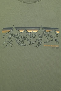 Mountain Stripe Men's Graphic T-Shirt