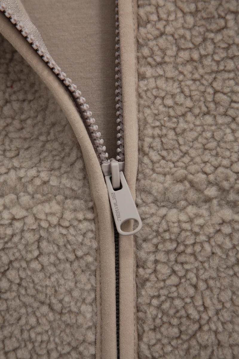 Anna Womens Sherpa Full Zip Fleece