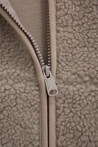 Anna Womens Sherpa Full Zip Fleece