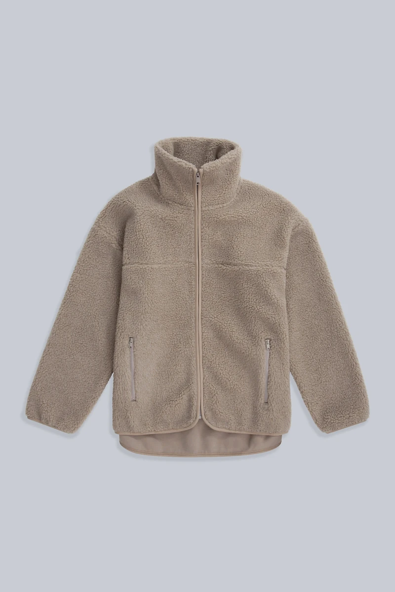Anna Womens Sherpa Full Zip Fleece