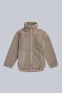 Anna Womens Sherpa Full Zip Fleece