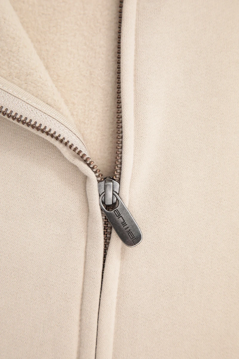 Icon Mens Logo Zip Through Hoodie