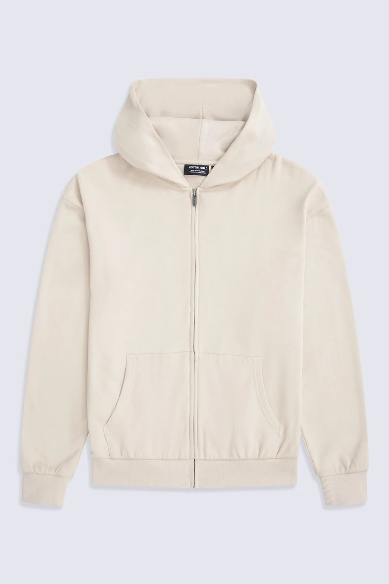 Icon Mens Logo Zip Through Hoodie