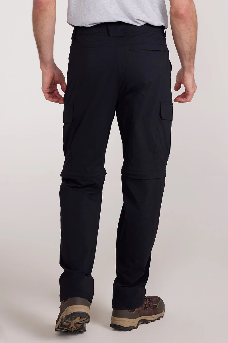 Delta Mens Cargo Stretch Zip-Off Trousers Regular