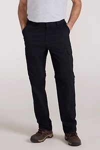 Delta Mens Cargo Stretch Zip-Off Trousers Regular