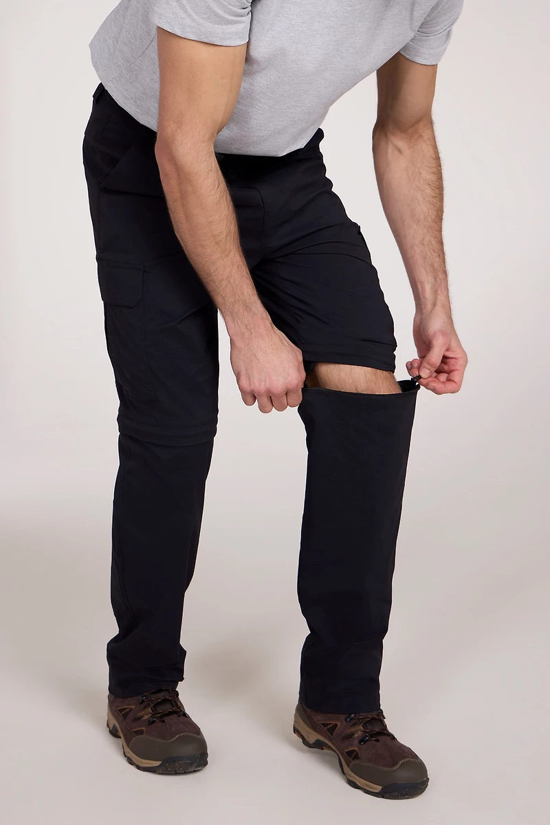 Delta Mens Cargo Stretch Zip-Off Trousers Regular